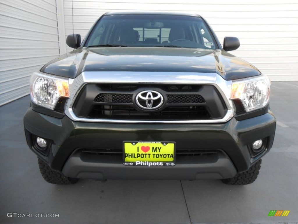 2012 Tacoma V6 TRD Double Cab 4x4 - Spruce Green Mica / Graphite photo #8