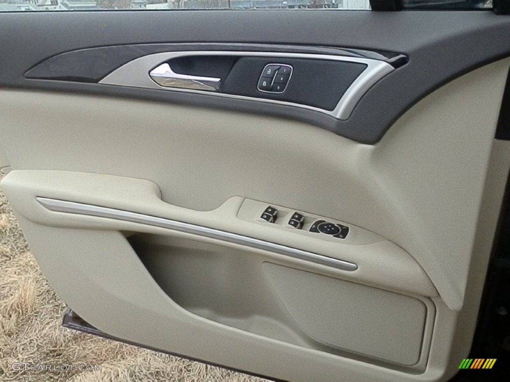 2013 Lincoln MKZ 2.0L EcoBoost AWD Light Dune Door Panel Photo #78700340