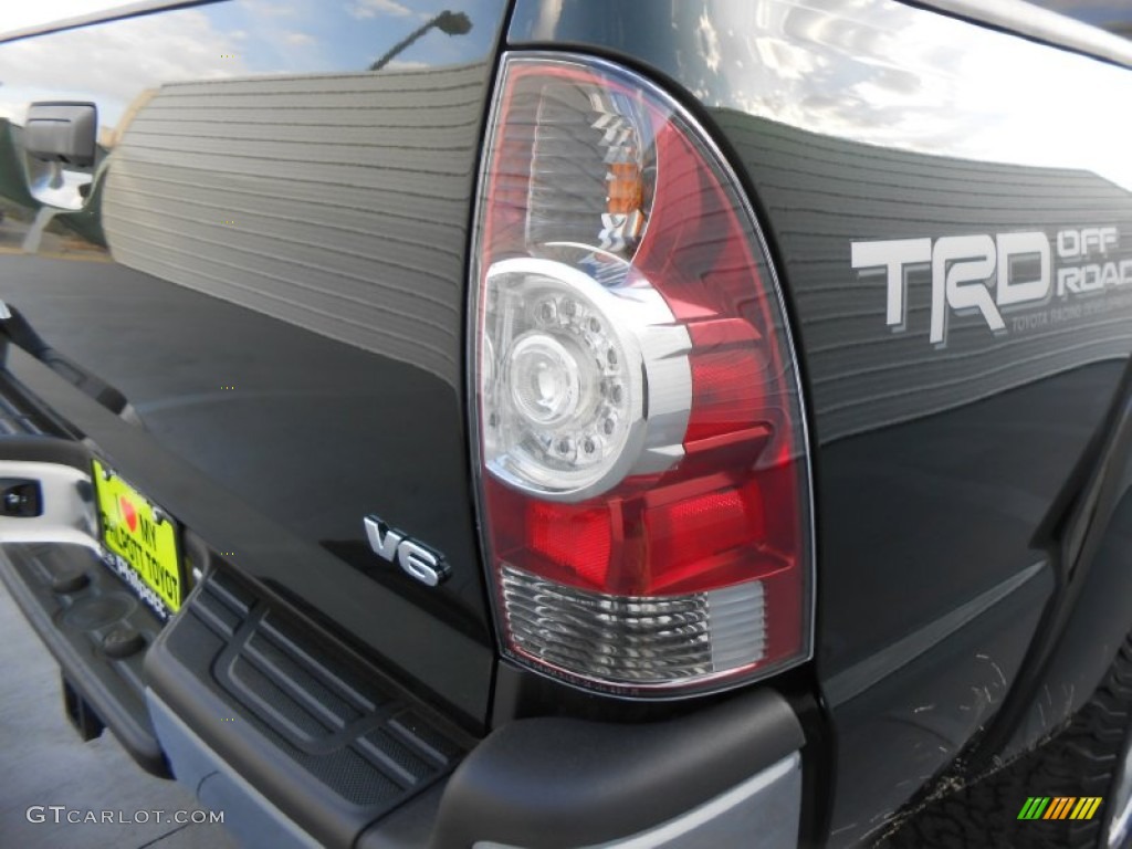 2012 Tacoma V6 TRD Double Cab 4x4 - Spruce Green Mica / Graphite photo #18