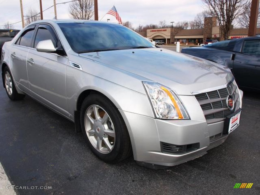 Light Platinum 2008 Cadillac CTS 4 AWD Sedan Exterior Photo #78700582
