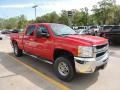 2009 Victory Red Chevrolet Silverado 2500HD LT Crew Cab 4x4  photo #4