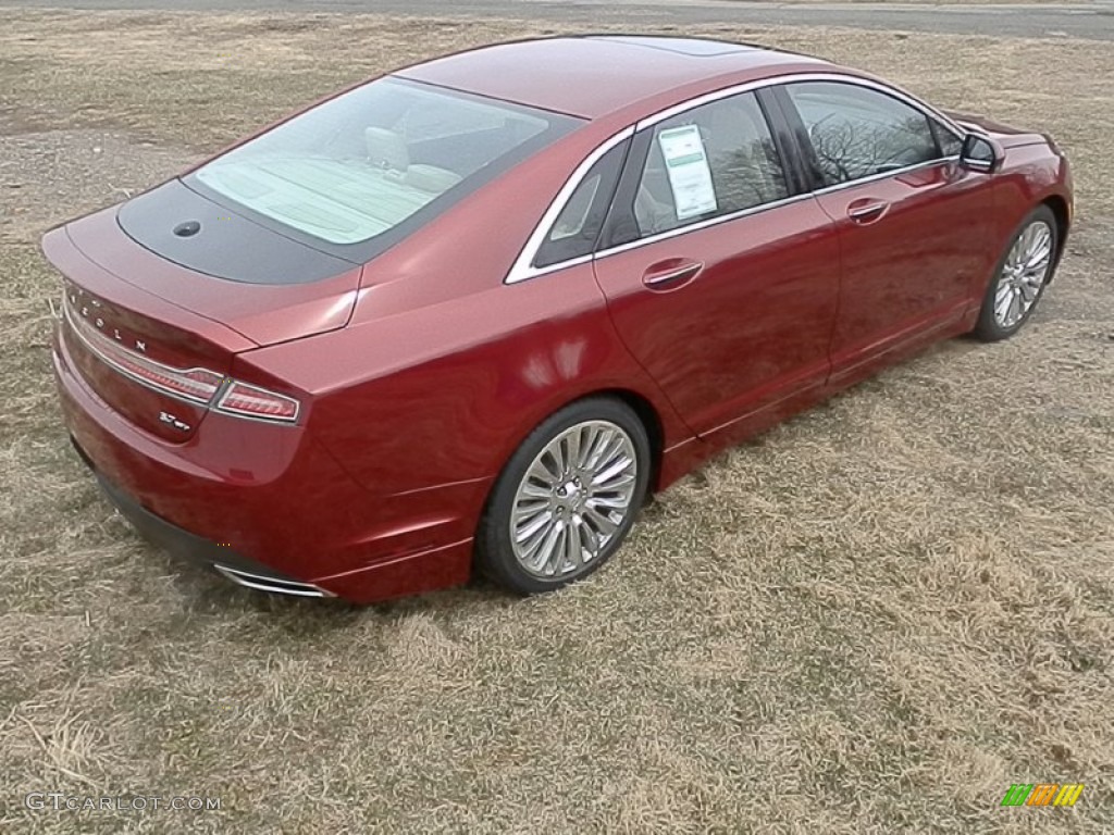 2013 MKZ 3.7L V6 AWD - Ruby Red / Light Dune photo #3