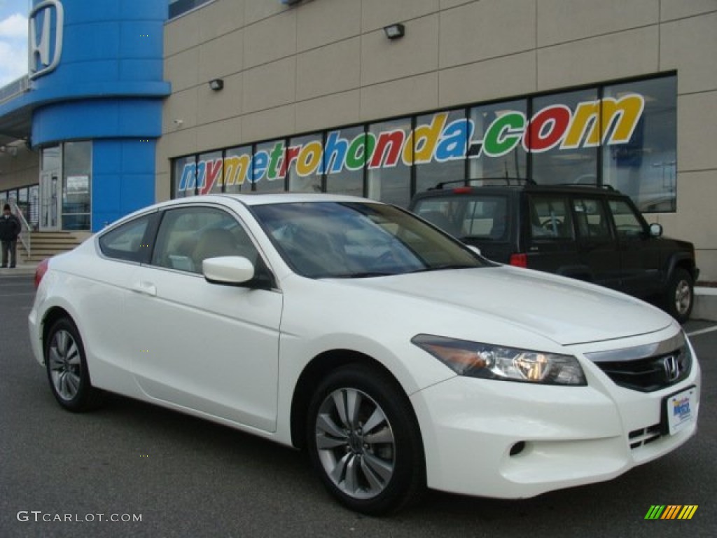 2011 Accord EX Coupe - Taffeta White / Ivory photo #1