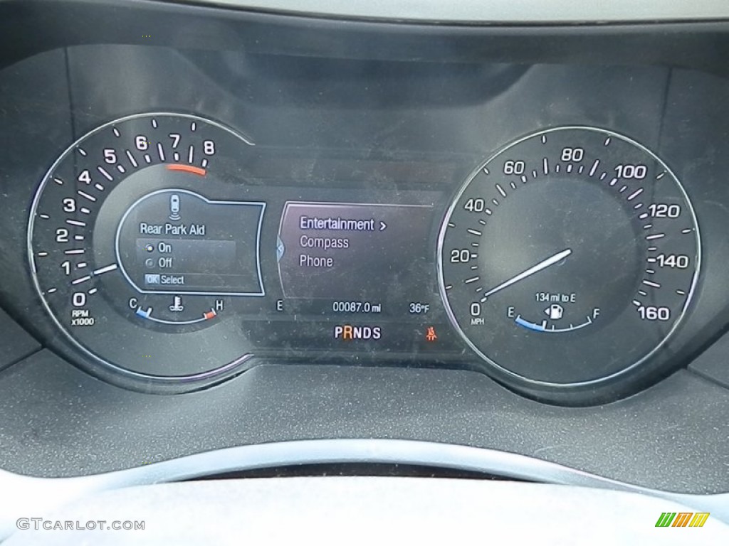 2013 Lincoln MKZ 3.7L V6 AWD Gauges Photo #78701630