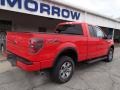 2013 Race Red Ford F150 FX4 SuperCab 4x4  photo #8