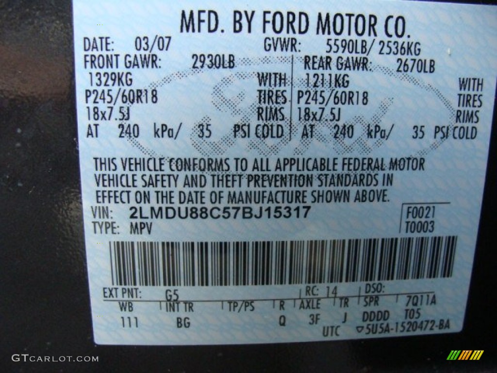 2007 MKX AWD - Alloy Grey Metallic / Greystone photo #16
