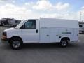 Summit White - Savana Cutaway 3500 Commercial Utility Truck Photo No. 4