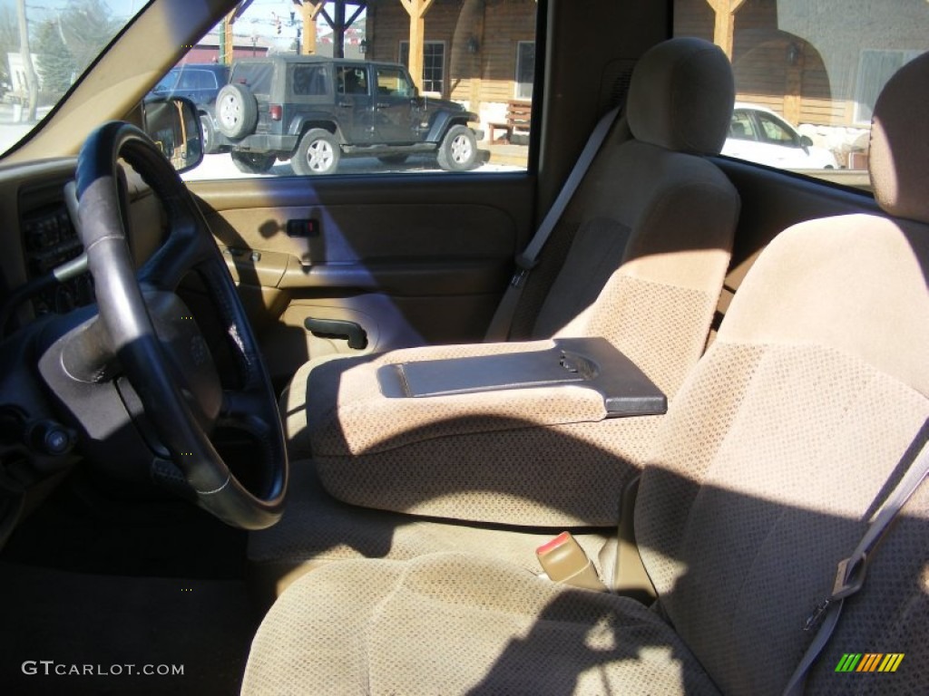 1999 Silverado 2500 LS Regular Cab 4x4 - Sunset Gold Metallic / Medium Oak photo #11
