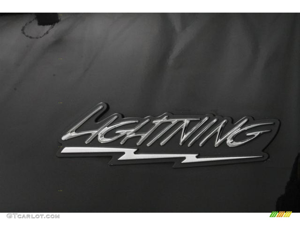 2003 F150 SVT Lightning - Black / Dark Graphite Grey photo #15