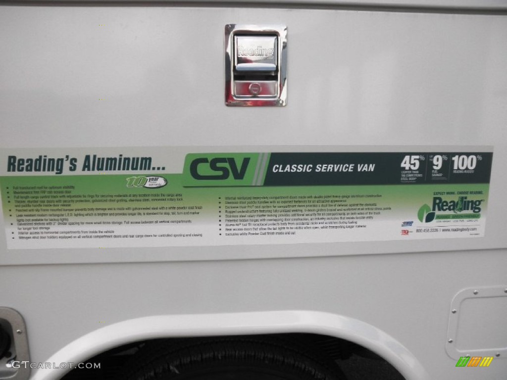 2013 GMC Savana Cutaway 3500 Commercial Utility Truck Info Tag Photos