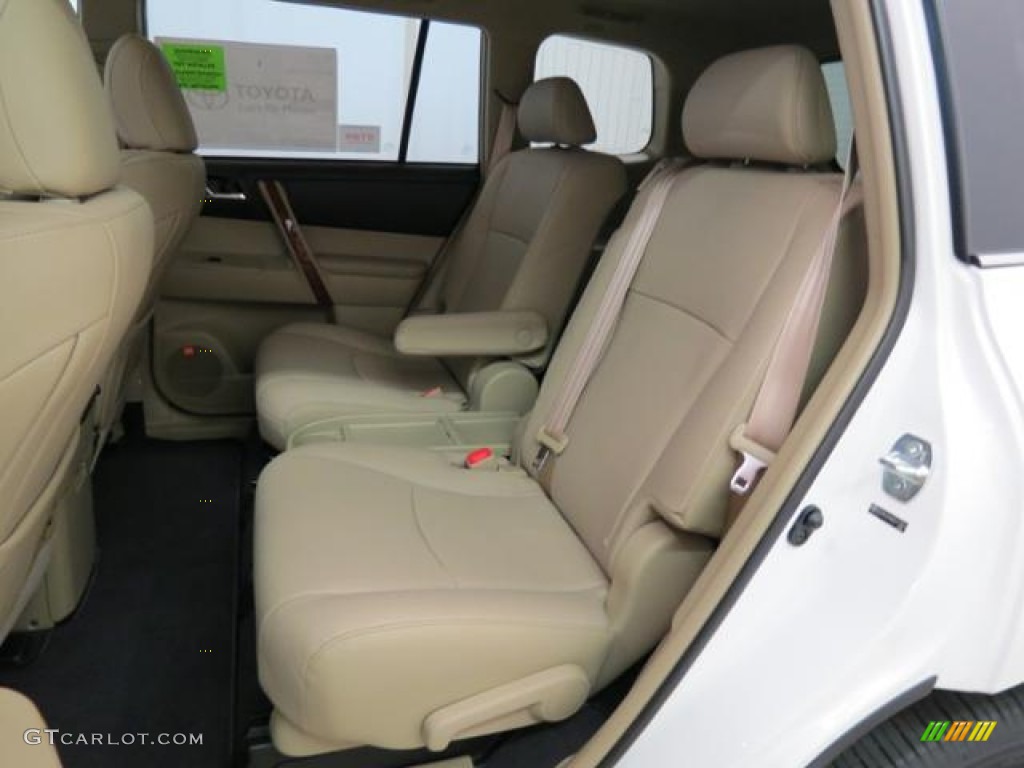 Sand Beige Interior 2013 Toyota Highlander Limited Photo #78704525
