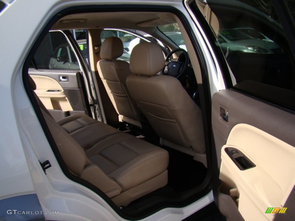 2009 Taurus X SEL - White Sand Tri-Coat Metallic / Camel photo #15