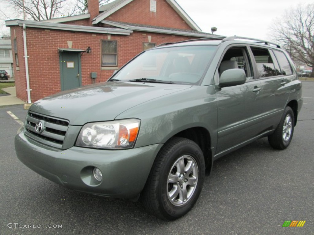 Oasis Green Pearl 2004 Toyota Highlander V6 Exterior Photo #78704885