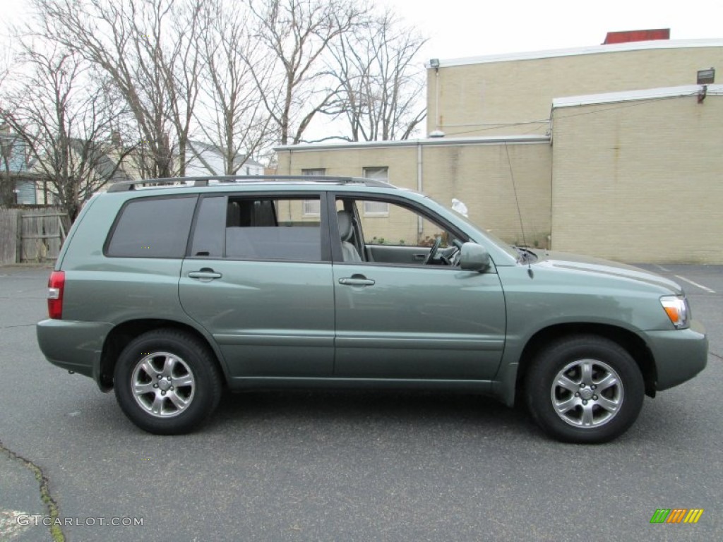 Oasis Green Pearl 2004 Toyota Highlander V6 Exterior Photo #78705017