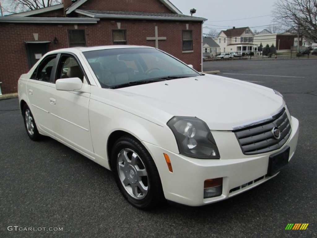 2003 CTS Sedan - White Diamond / Light Neutral photo #11
