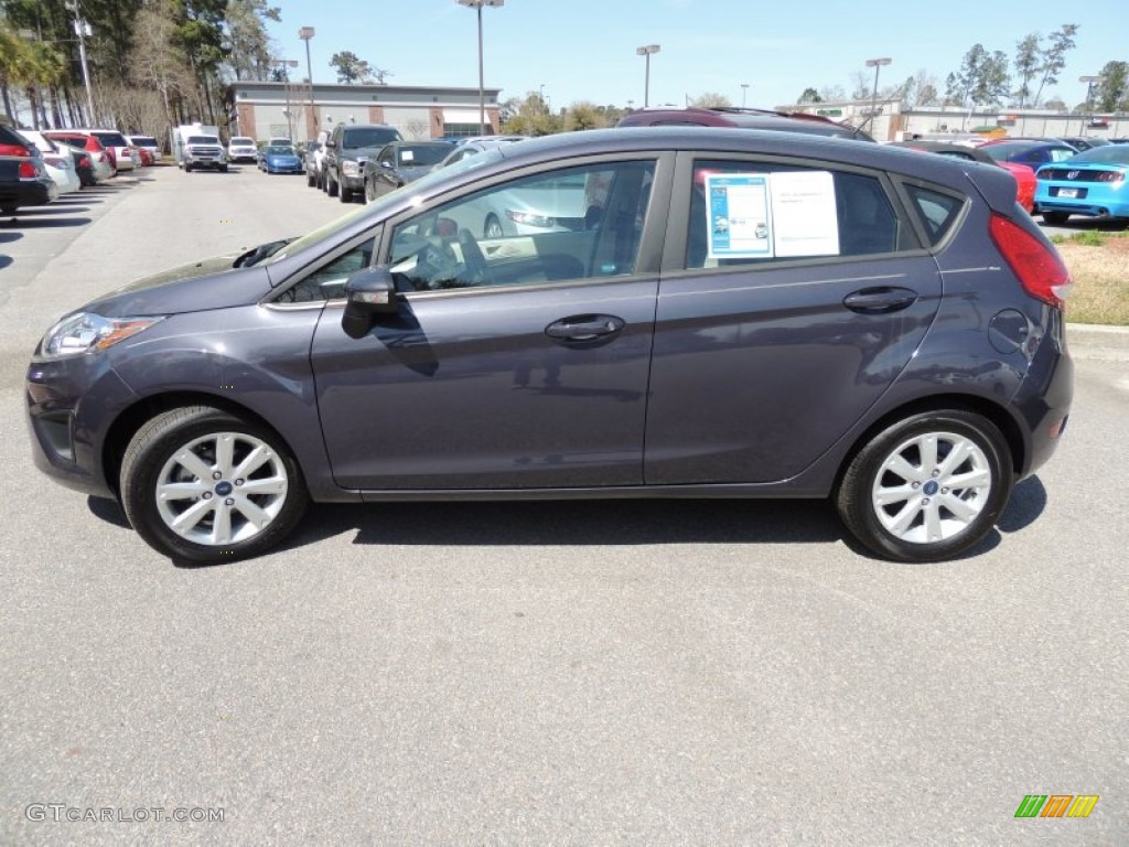 2013 Fiesta SE Hatchback - Violet Gray / Charcoal Black/Light Stone photo #2