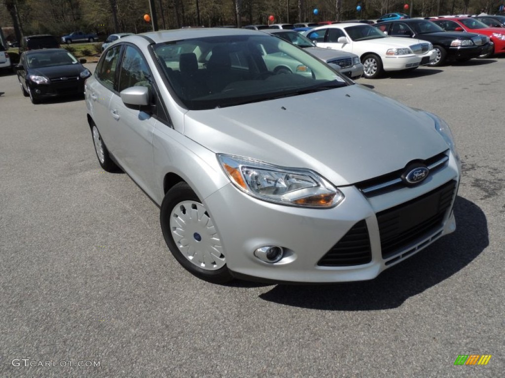 2012 Focus SE SFE Sedan - Ingot Silver Metallic / Stone photo #1