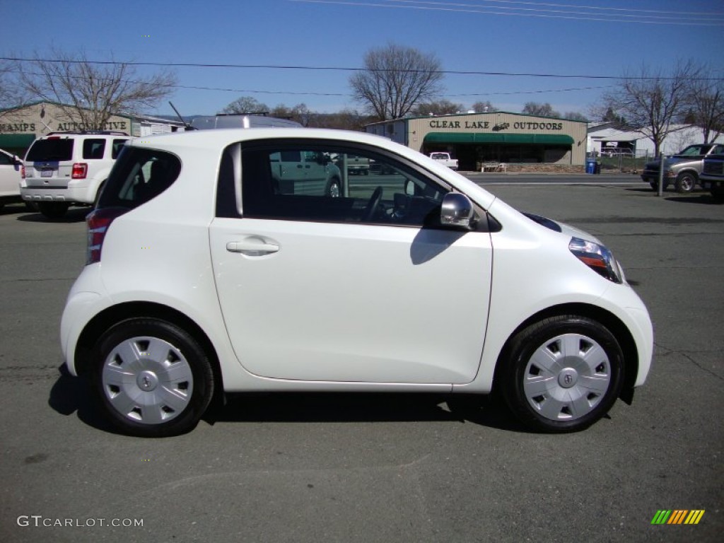 Blizzard White Pearl 2012 Scion iQ Standard iQ Model Exterior Photo #78706515