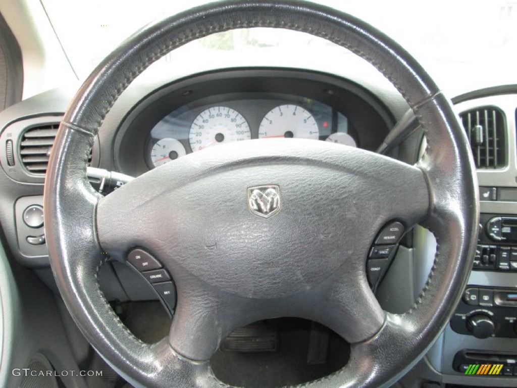 2007 Dodge Grand Caravan SXT Medium Slate Gray Steering Wheel Photo #78706718