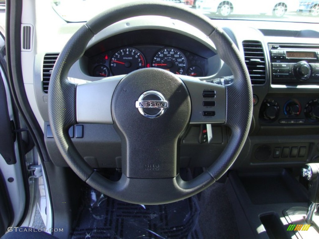 2010 Nissan Xterra X Gray Steering Wheel Photo #78707036