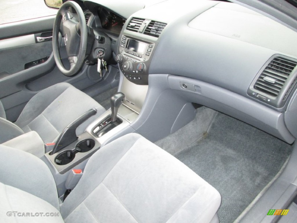 2006 Honda Accord EX Coupe Gray Dashboard Photo #78707183