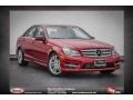 2013 Mars Red Mercedes-Benz C 250 Sport  photo #1