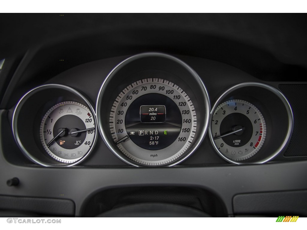 2013 Mercedes-Benz C 250 Sport Gauges Photo #78707808