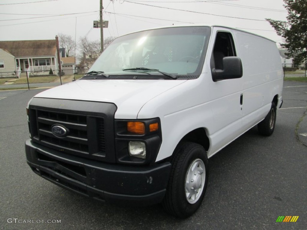 Oxford White 2008 Ford E Series Van E150 Commercial Exterior Photo #78709517