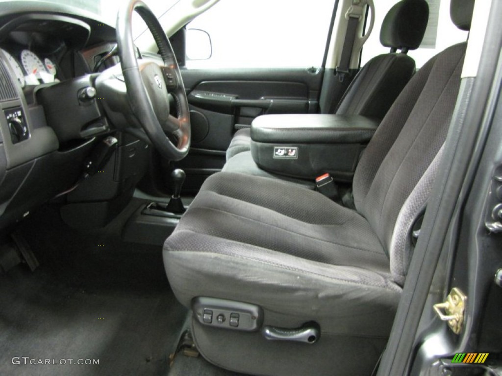 2004 Ram 2500 SLT Quad Cab 4x4 - Graphite Metallic / Dark Slate Gray photo #5