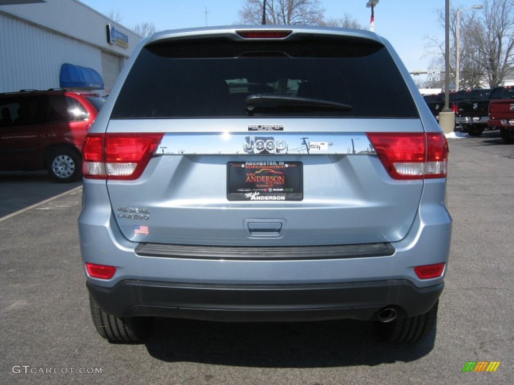 2013 Grand Cherokee Laredo 4x4 - Winter Chill Pearl / Black photo #6