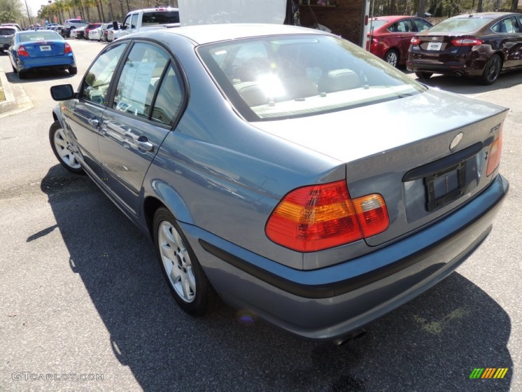 2003 3 Series 325i Sedan - Steel Blue Metallic / Sand photo #16
