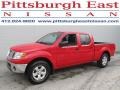 2011 Red Alert Nissan Frontier SV Crew Cab 4x4  photo #1