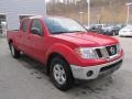 2011 Red Alert Nissan Frontier SV Crew Cab 4x4  photo #5