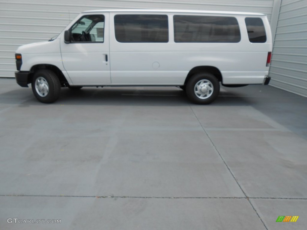 Oxford White 2013 Ford E Series Van E350 XL Extended Passenger Exterior Photo #78711746