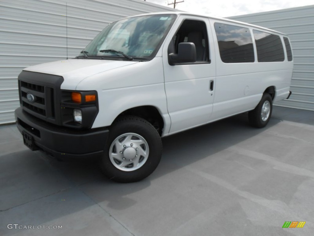 Oxford White 2013 Ford E Series Van E350 XL Extended Passenger Exterior Photo #78711767