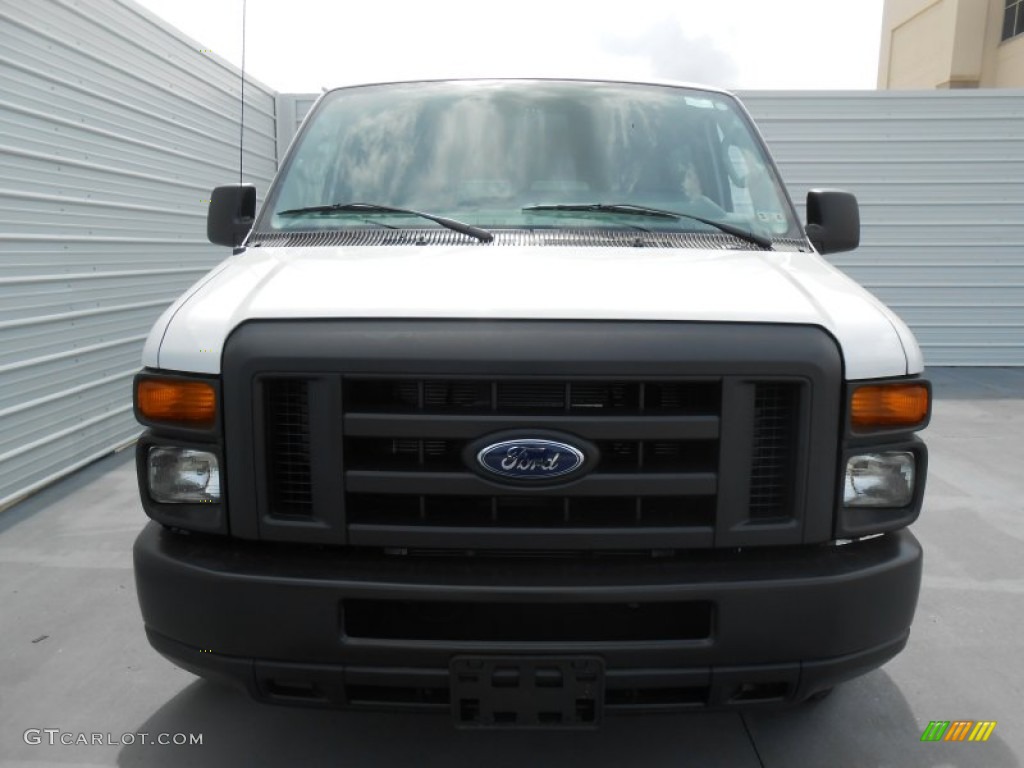 Oxford White 2013 Ford E Series Van E350 XL Extended Passenger Exterior Photo #78711787