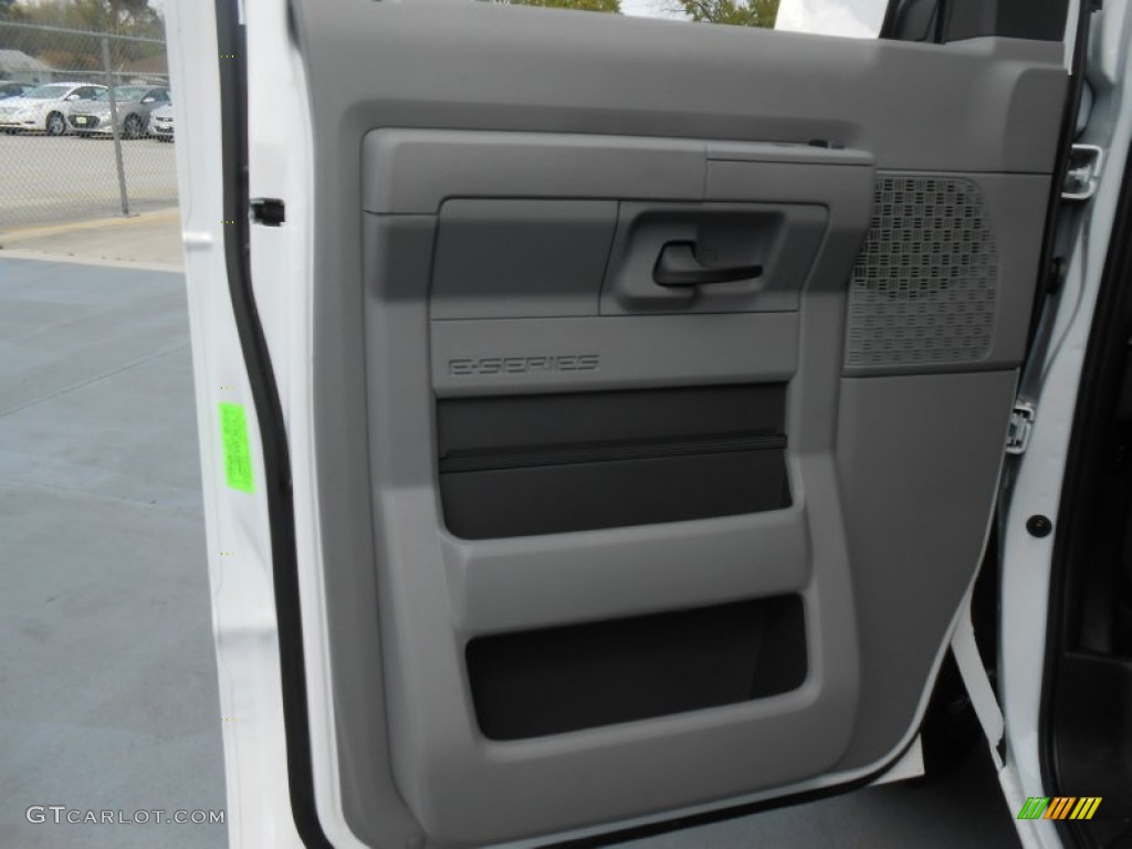 2013 Ford E Series Van E350 XL Extended Passenger Medium Flint Door Panel Photo #78712103