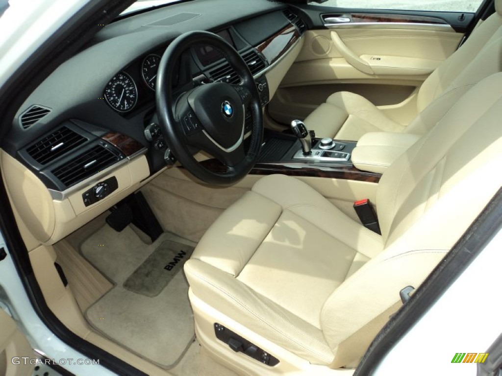 Sand Beige Interior 2008 BMW X5 4.8i Photo #78712574
