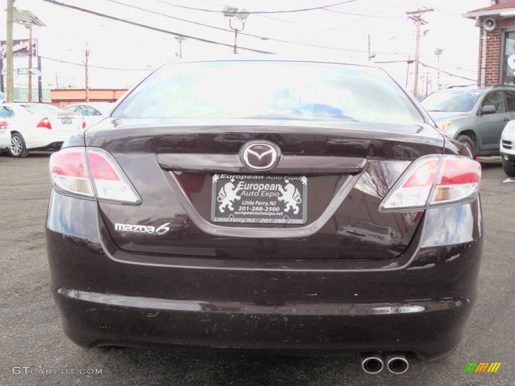 2010 MAZDA6 i Sport Sedan - Black Cherry Metallic / Black photo #5