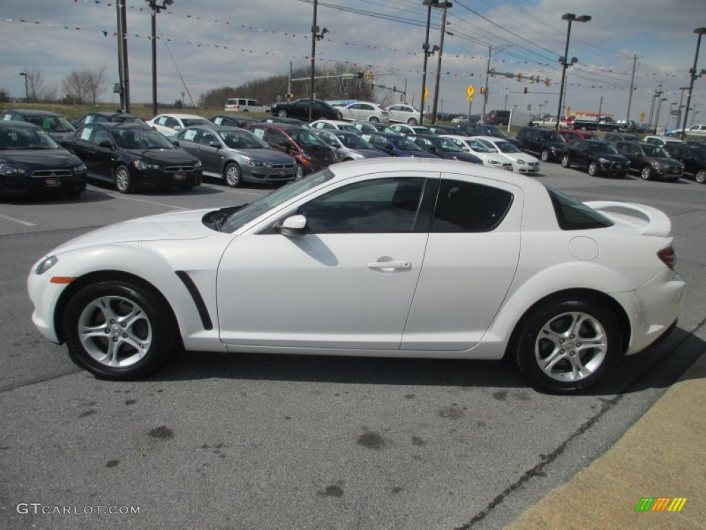 2007 RX-8 Touring - Crystal White Pearl / Black photo #4
