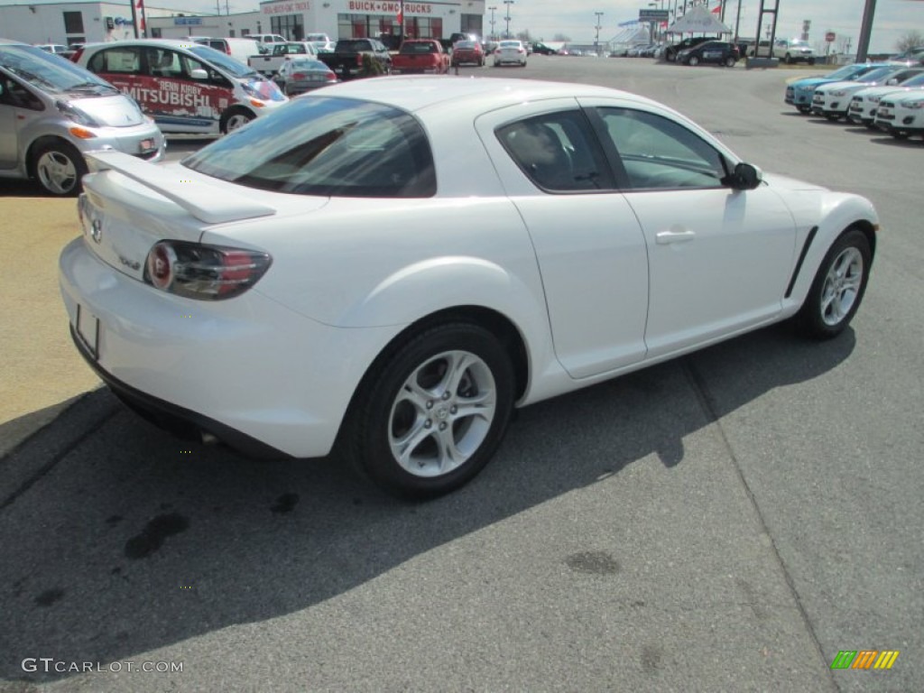 2007 RX-8 Touring - Crystal White Pearl / Black photo #7