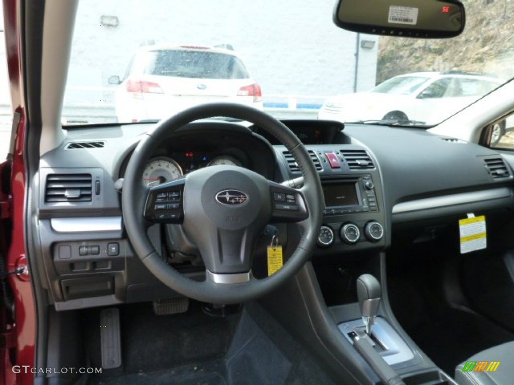 2013 Subaru Impreza 2.0i Limited 5 Door Black Dashboard Photo #78714186