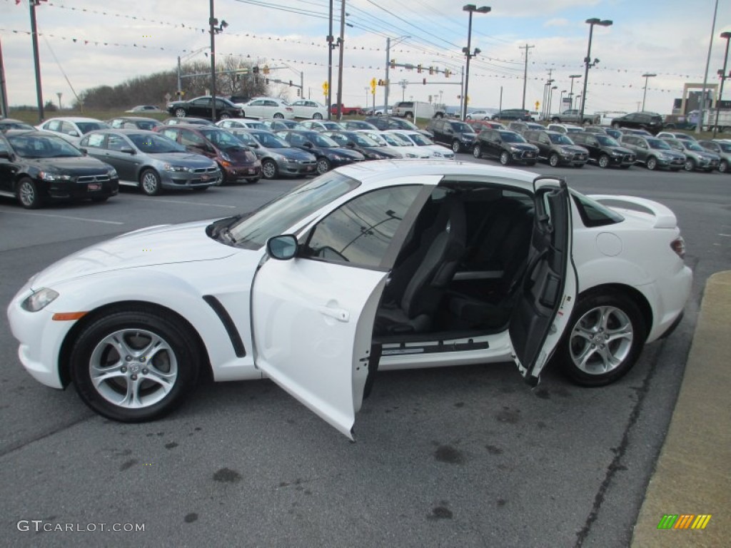 2007 RX-8 Touring - Crystal White Pearl / Black photo #29