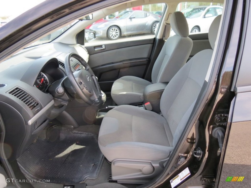 2010 Sentra 2.0 S - Espresso Black Metallic / Beige photo #10
