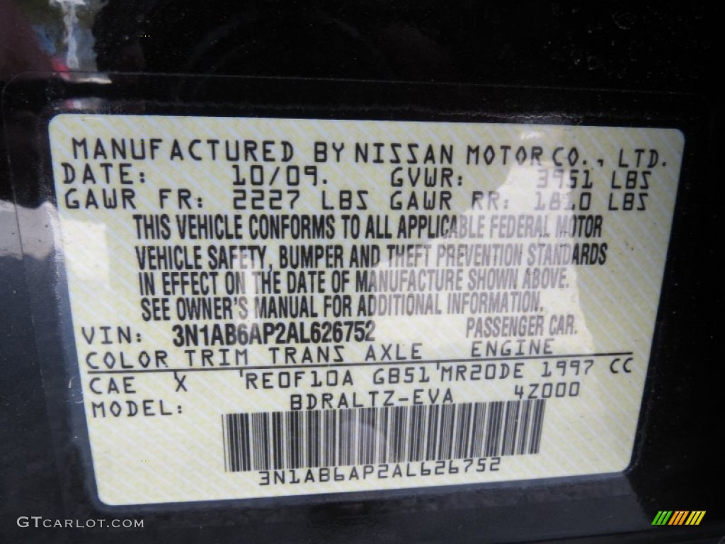 2010 Sentra 2.0 S - Espresso Black Metallic / Beige photo #23
