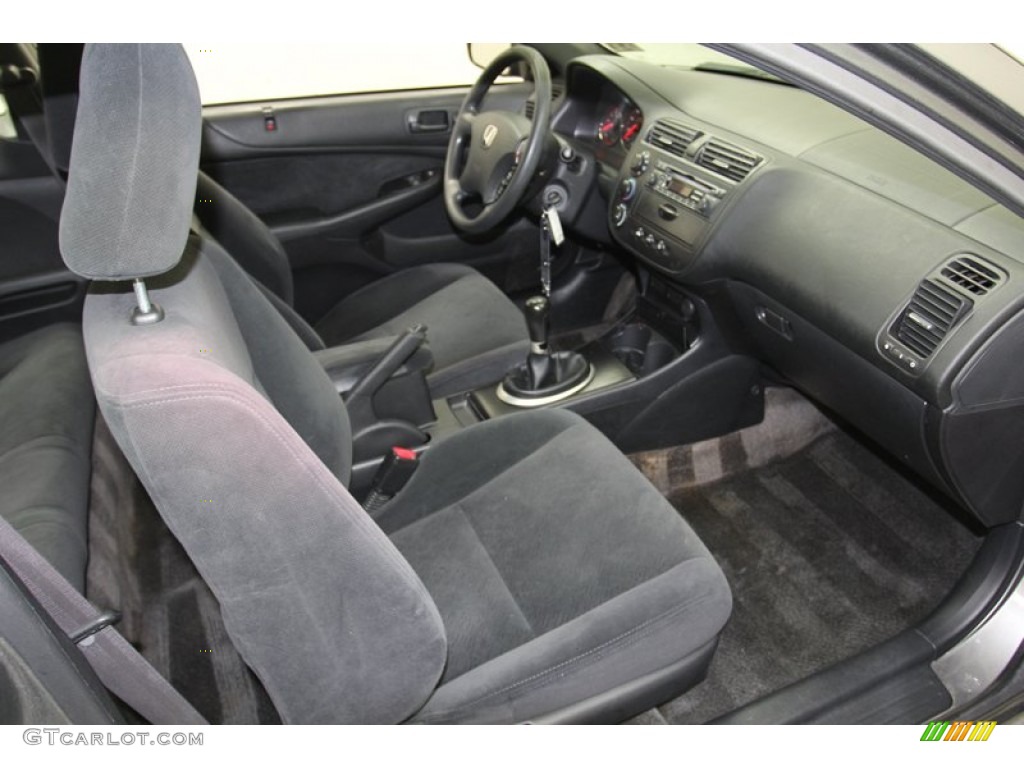 Gray Interior 2004 Honda Civic EX Coupe Photo #78714887