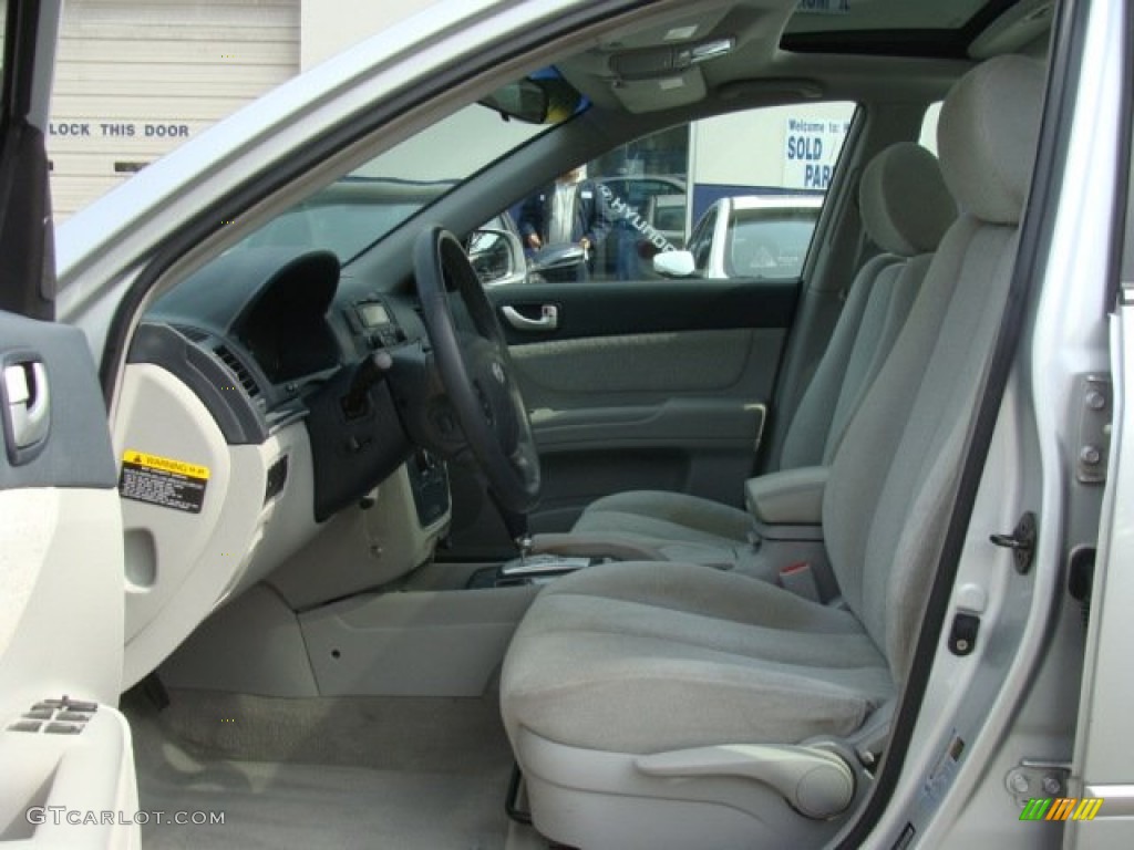 Gray Interior 2006 Hyundai Sonata GLS V6 Photo #78714938