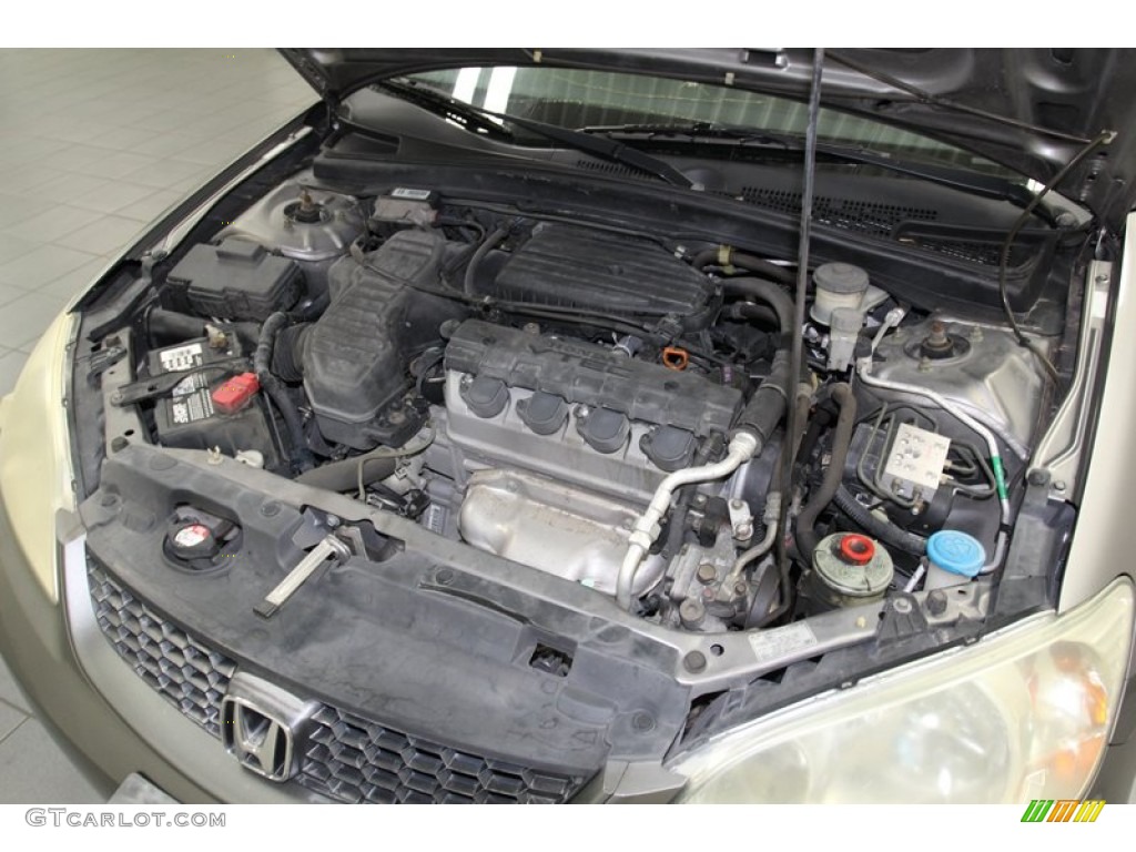 2004 Honda Civic EX Coupe 1.7L SOHC 16V VTEC 4 Cylinder Engine Photo #78715072