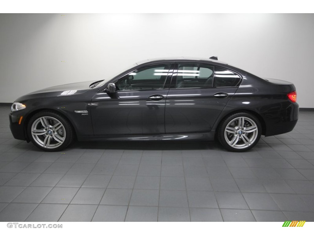 Dark Graphite Metallic II 2012 BMW 5 Series 550i xDrive Sedan Exterior Photo #78716063
