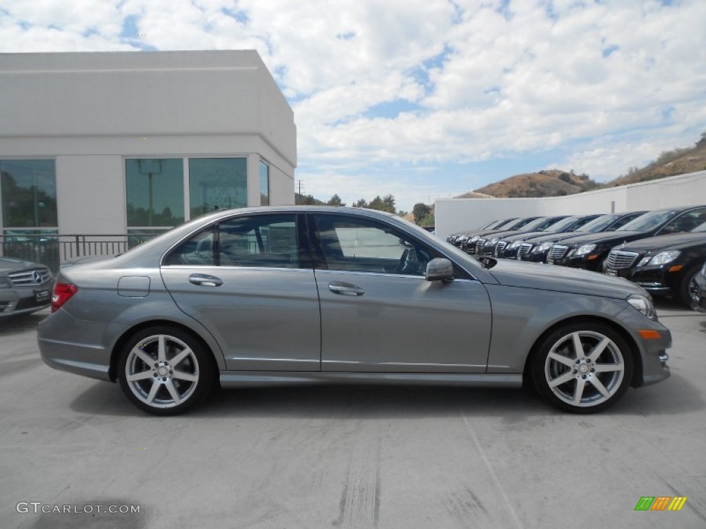 Palladium Silver Metallic 2013 Mercedes-Benz C 250 Sport Exterior Photo #78716282